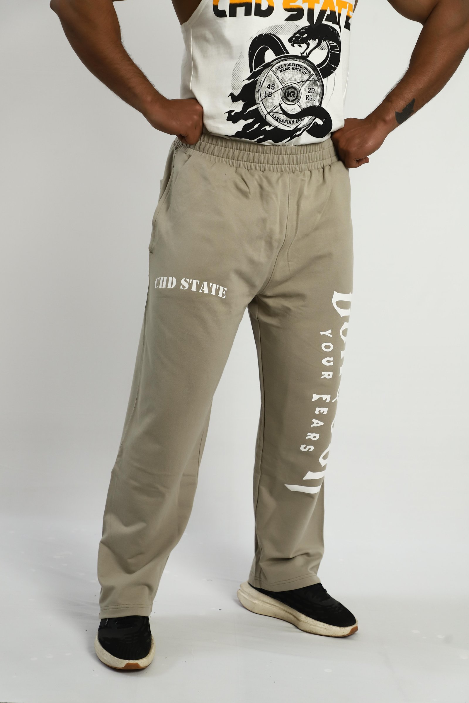 CONQUER WIDE LEG JOGGERS